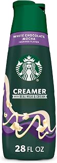White Chocolate Flavored Coffee Creamer, Inspired By White Chocolate Mocha 28 fl oz