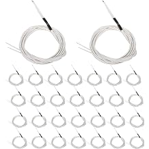 30-Pack 3D Printer NTC 3950 Thermistor, 100K ohm