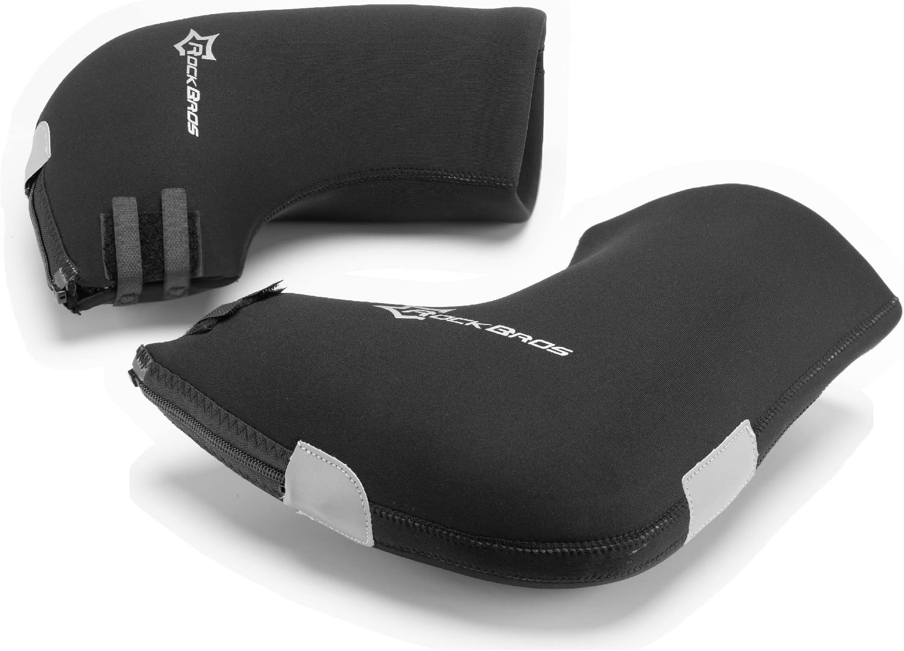 ROCKBROS Handlebar Gloves Winter Windproof Handlebar Cuffs for Bicycle MTB Motorcycle E-Bike Scooter Lined Water-Repellent Reflective