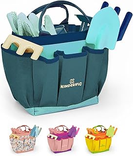 Gardening Set, Tool Kit, for Kids, STEM, Includes Tote Bag, Spade, Water...