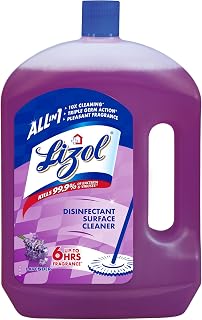 Lizol Disinfectant Surface & Floor Cleaner Liquid, Lavender - 2 Litre