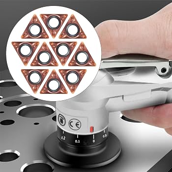 Mini 45° Pneumatische Anfasmaschine – 30.000 U/min, 1/4 Zoll Lufteinlass, Inkl. 2 Klingen & 10 Rund-Einsätzen