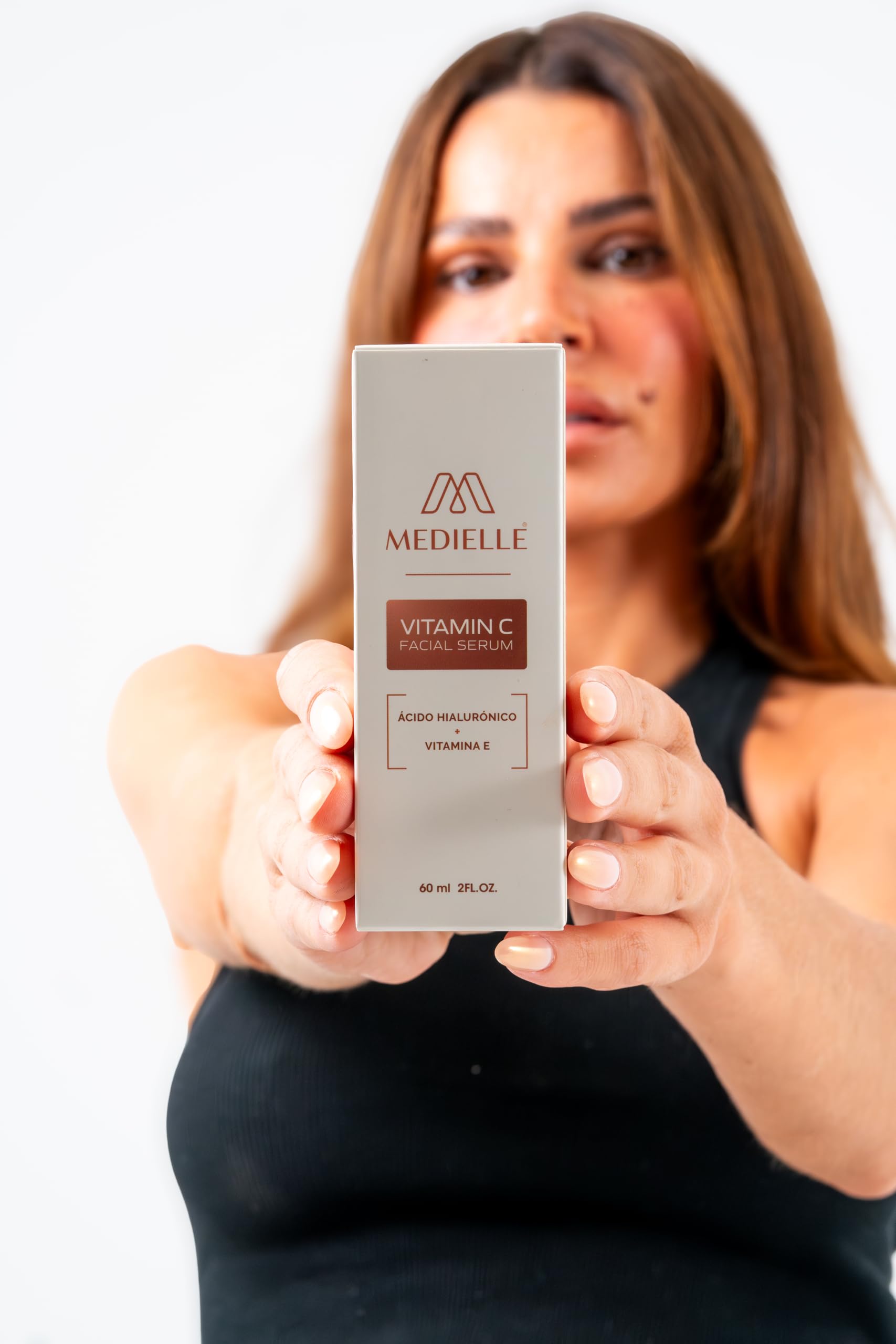 Skincare - Siero vitamina C viso 60 ml Idrata, illumina, ringiovanisce, migliora le rughe, antiossidante e antiaging