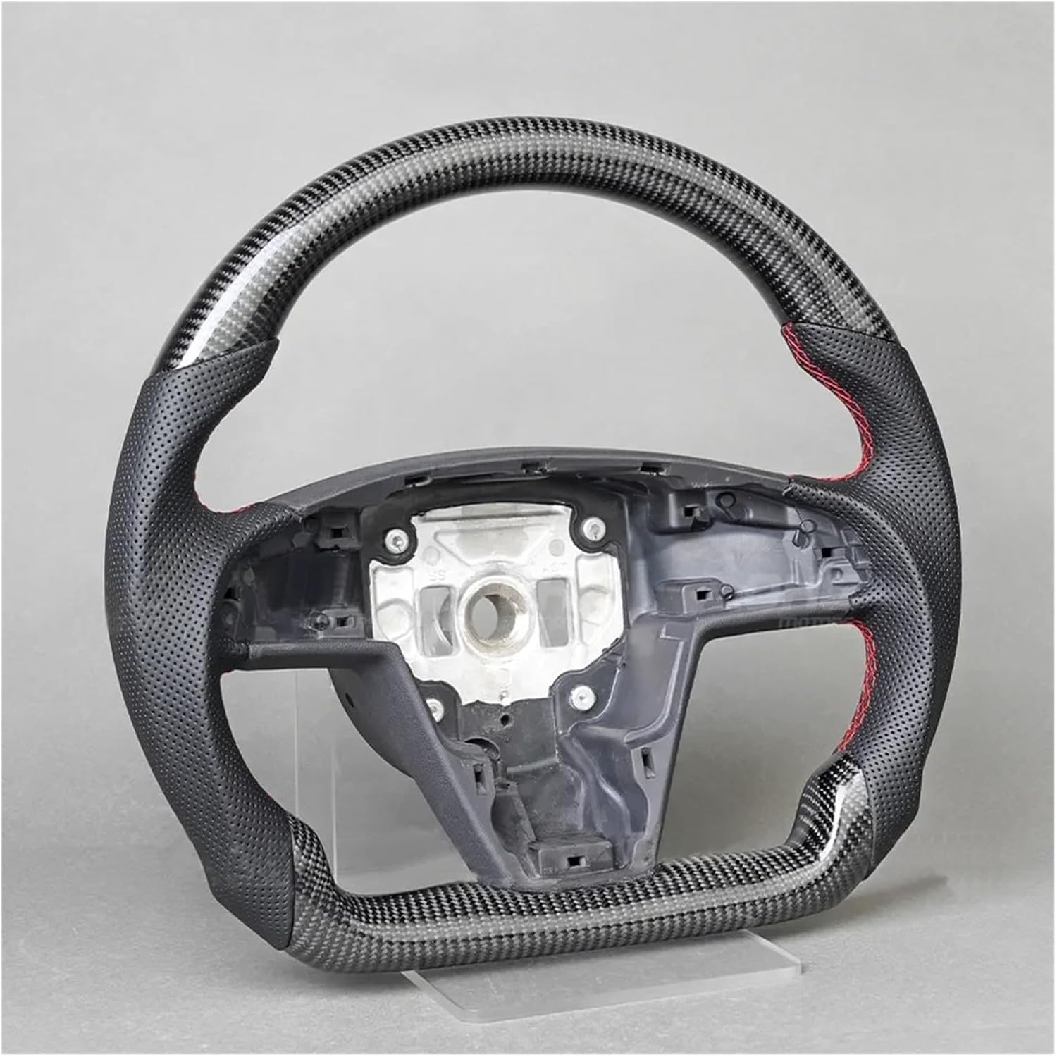 Carbon Fiber Steering 2021+ Compatible With Tesla Model S/X Plaid Can Be Heating Custom Car Steering Wheel
