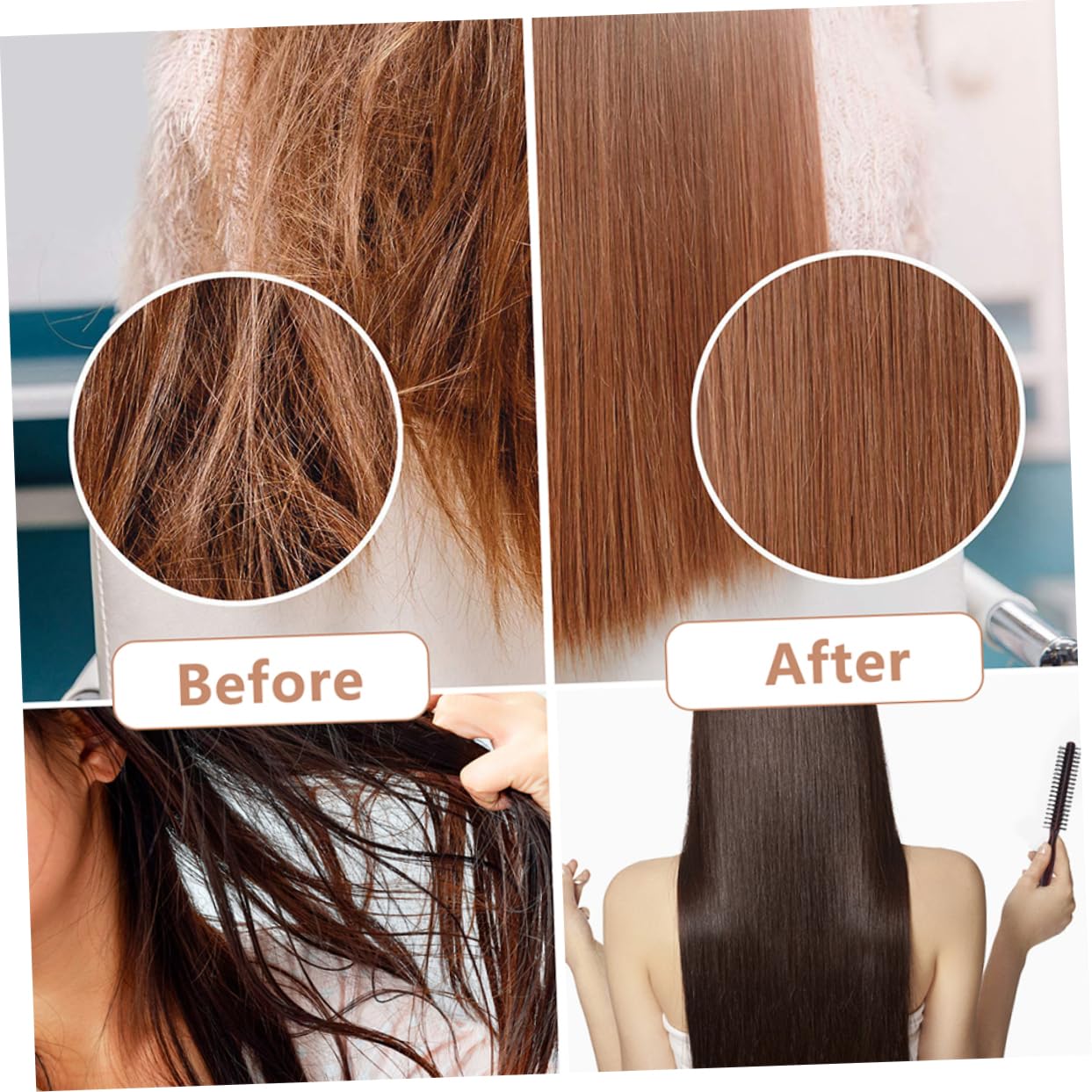 Housoutil 5 Sets Rollkamm Für Haar-accessoires Kopfhautmassage Friseurwerkzeug Weiche Borsten Für Styling Und Haarpflege 2 Stück * 5