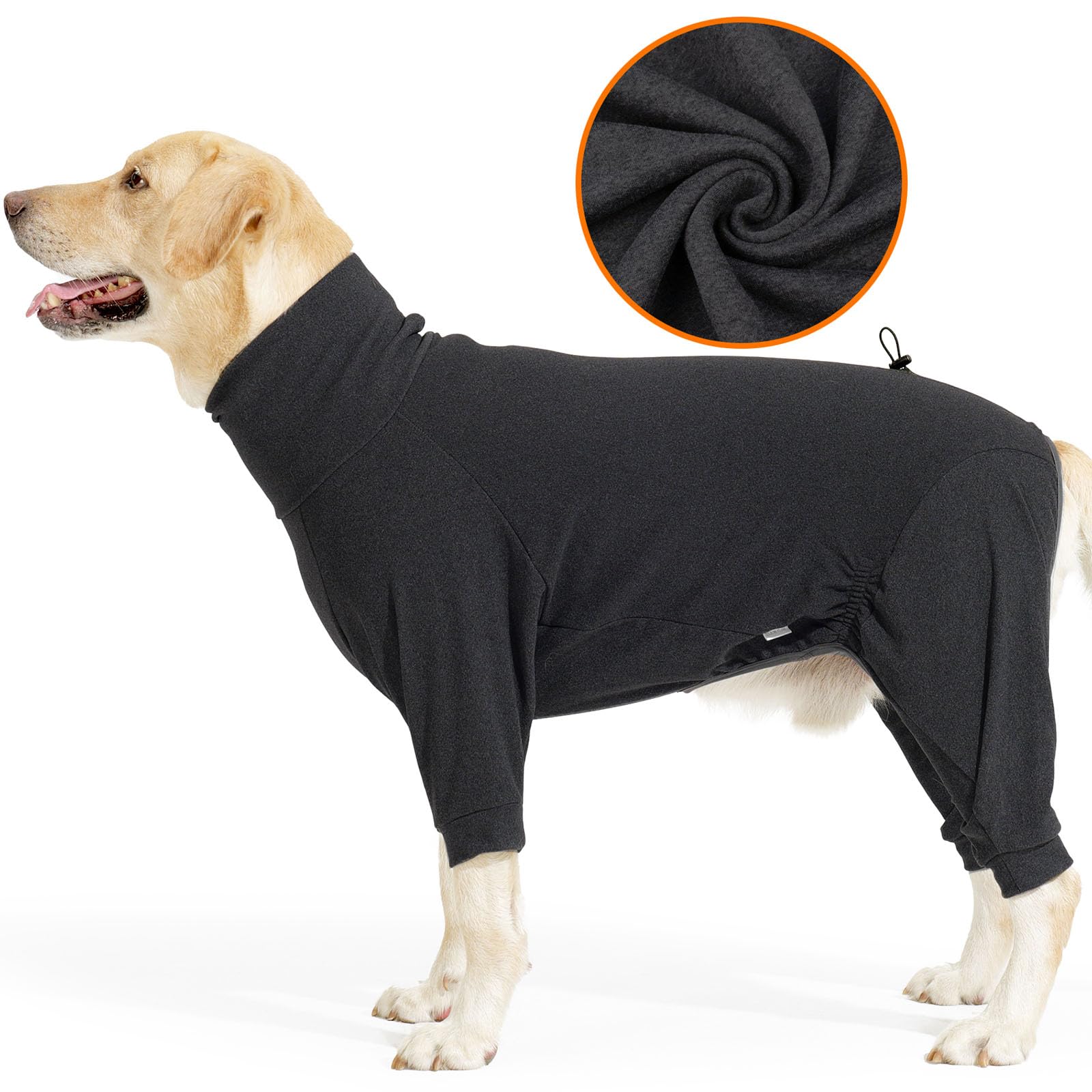 LIANZIMAU Manteau Chien Polaire Polaire pour Chien Pull-Overs Chiens Combinaison Chaude à Manches Longues Body Chiens Pyjama pour Petit Moyen et Grand
