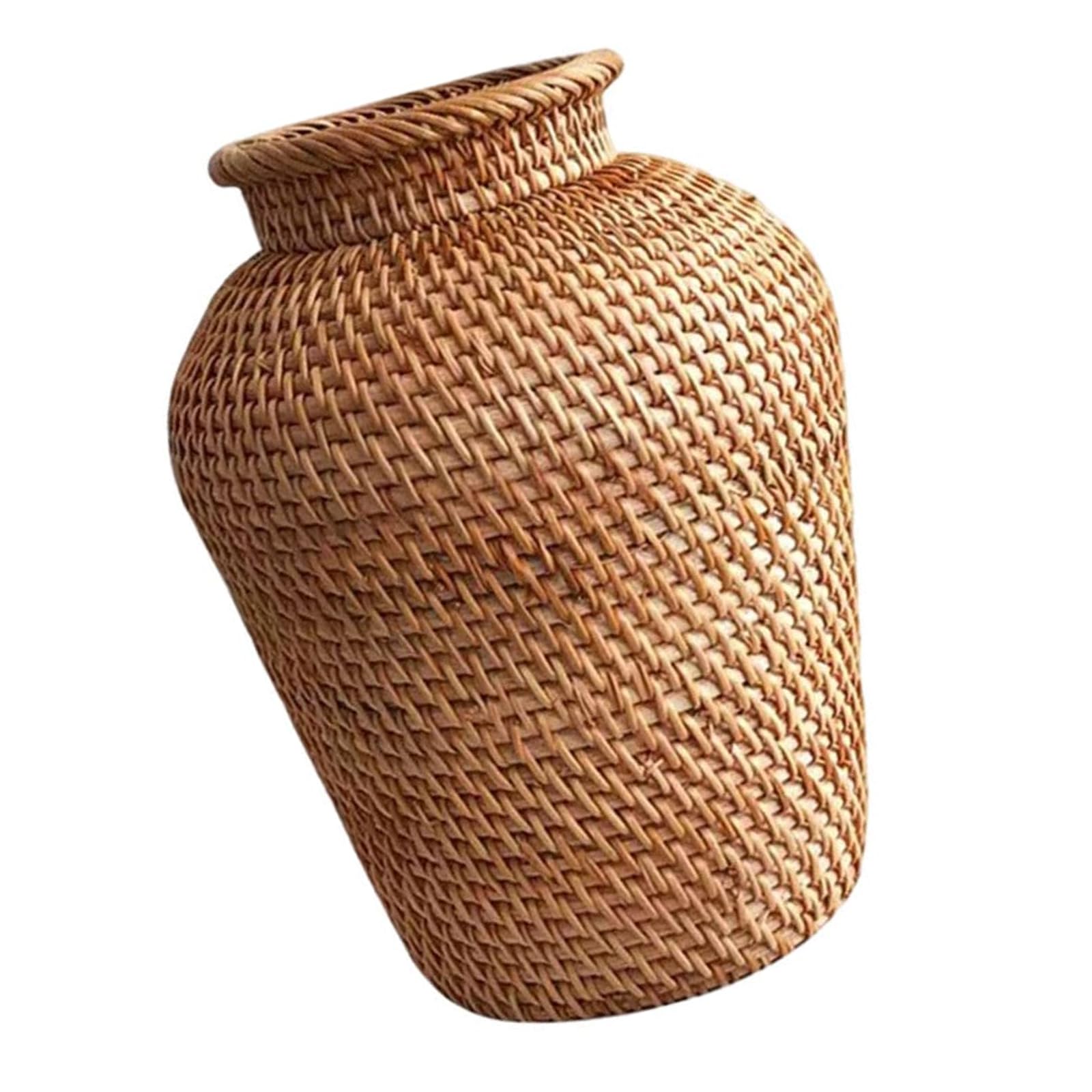 Tsophreniq Rattan Vases Decorative Vases Woven Vase Table Centerpieces Rustics Farmhouses Home Decors Dried Flower Dried Floral Arrangement