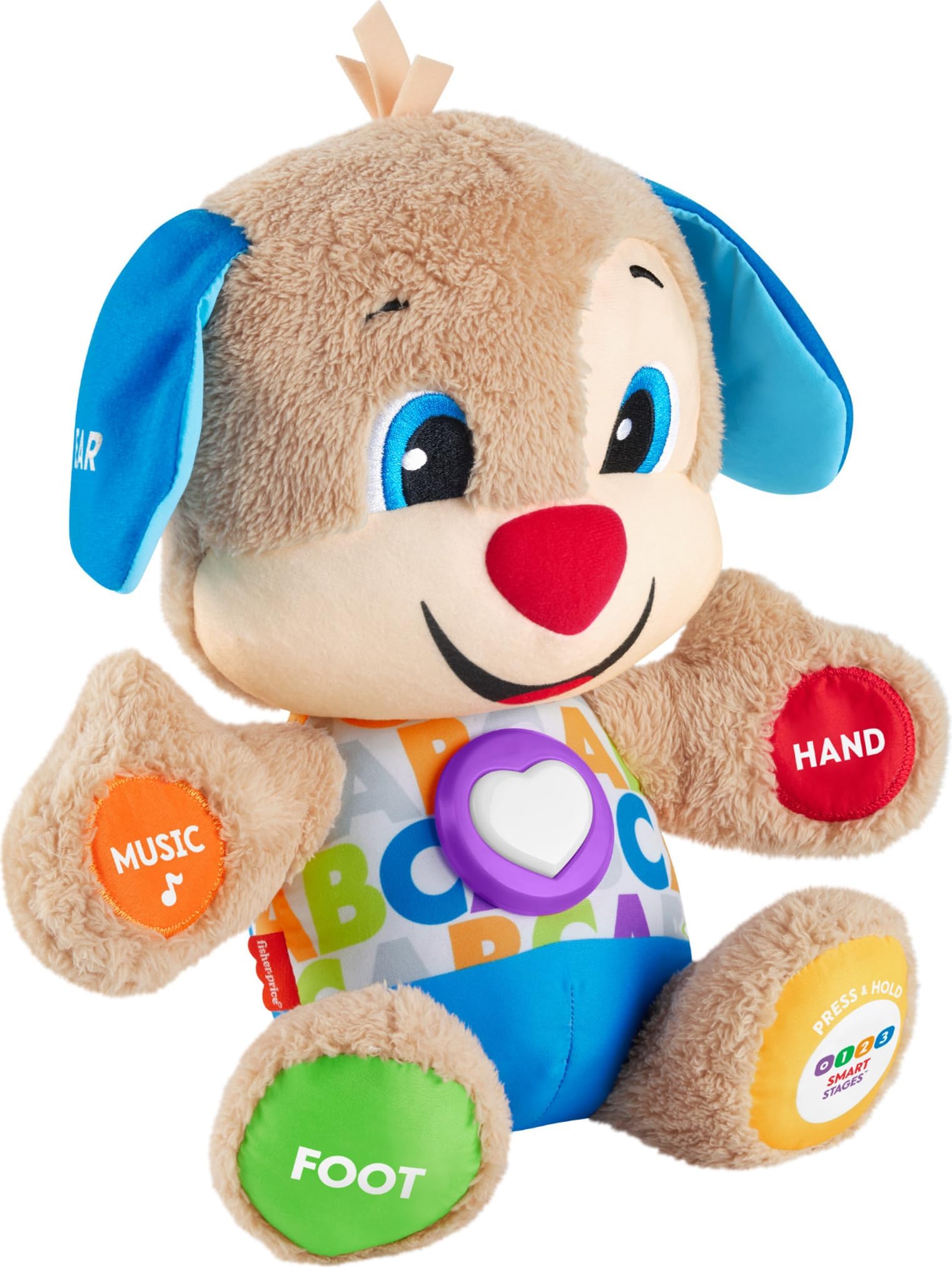 Plush Baby Toy with Lights Music and Smart Stages Learning Content, Laugh & Learn Puppy