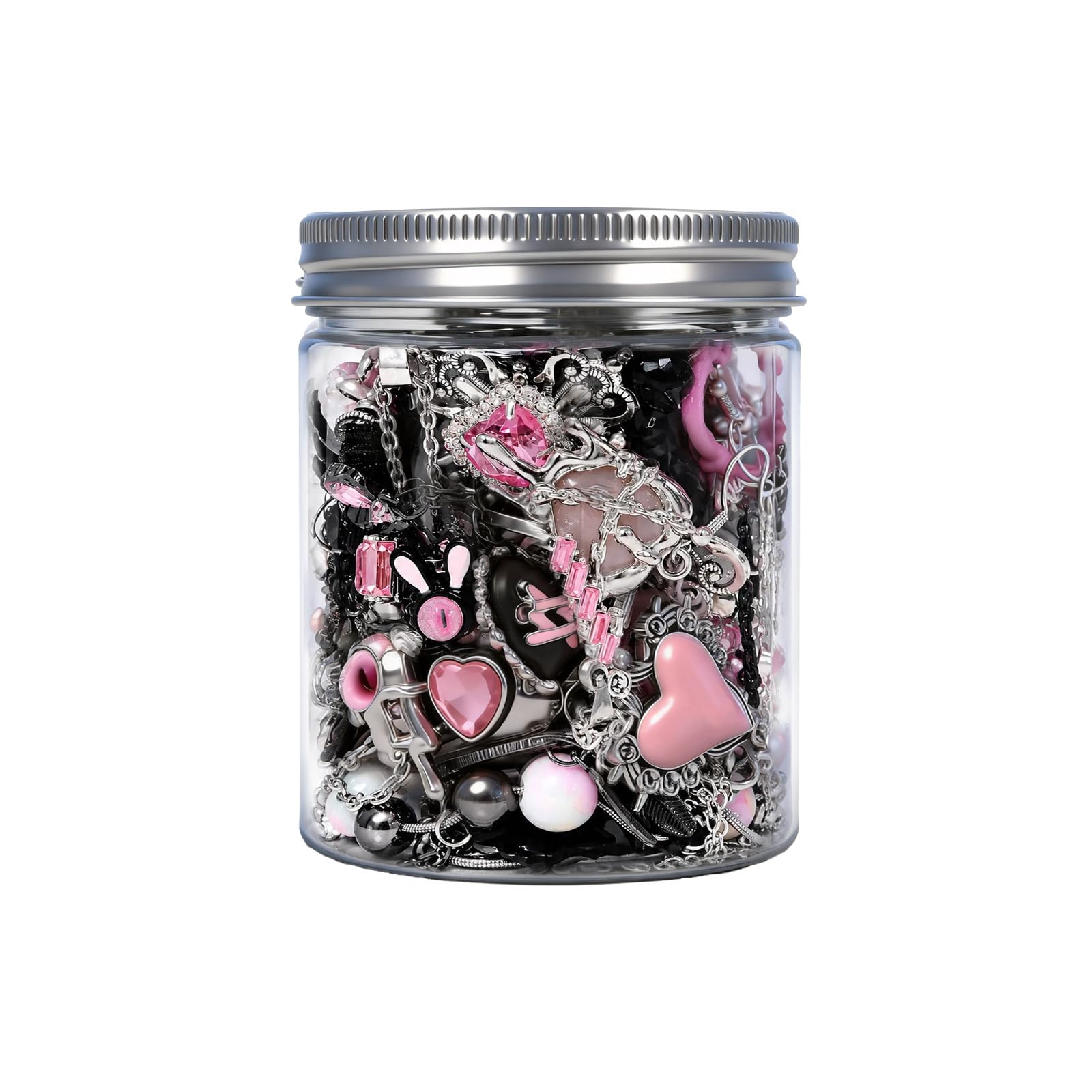 SMUOBT Mystery Jewelry Jar Bundle - Surprise Vintage Jewelry Box for Women,Gift Jewelry Set (Necklace, Earrings, Rings,Kracelet,Keychain) - Unique Birthday Gift for Women