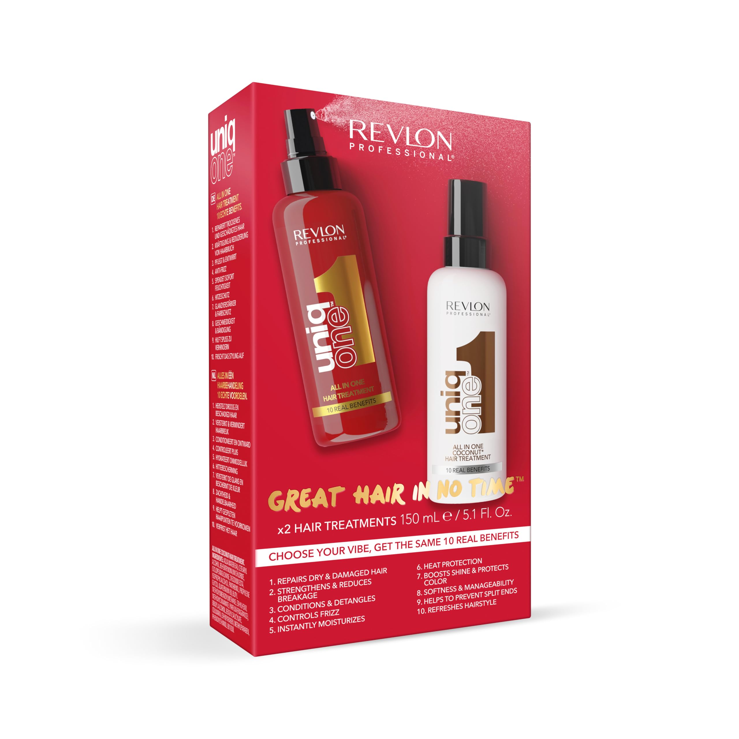 Revlon UniqOne Hair Treatment Spray Duo Set