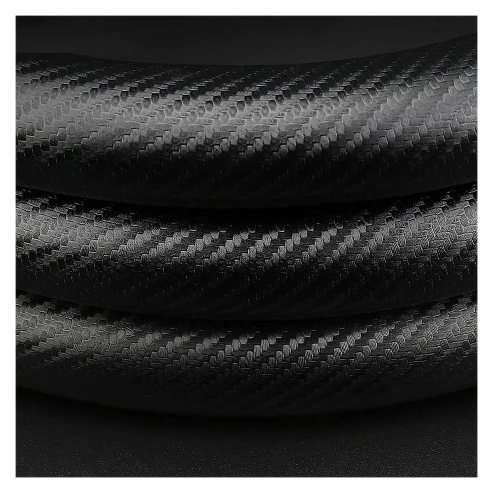 Volantes Funda para Volante Coche Piel auténtica, Ante, Fibra Carbono, 38cm, para Volvo Polestar 1, 2, 3, 4, 5, 2023 Funda Volante(D Style A Blue)