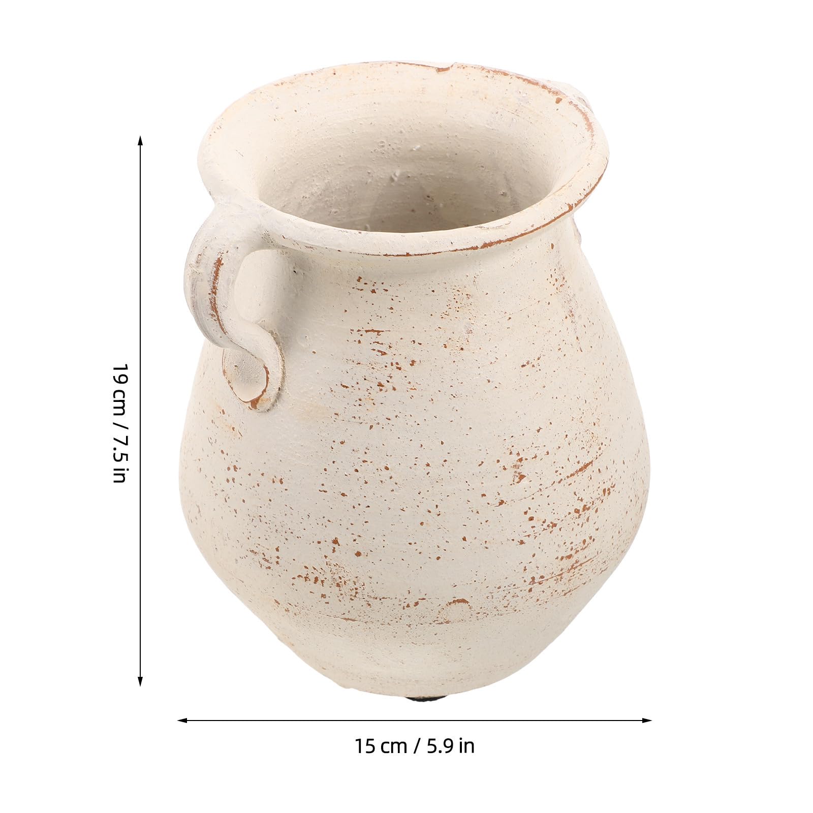 Keramik Küchenutensilienhalter im Vintage Landhausstil für