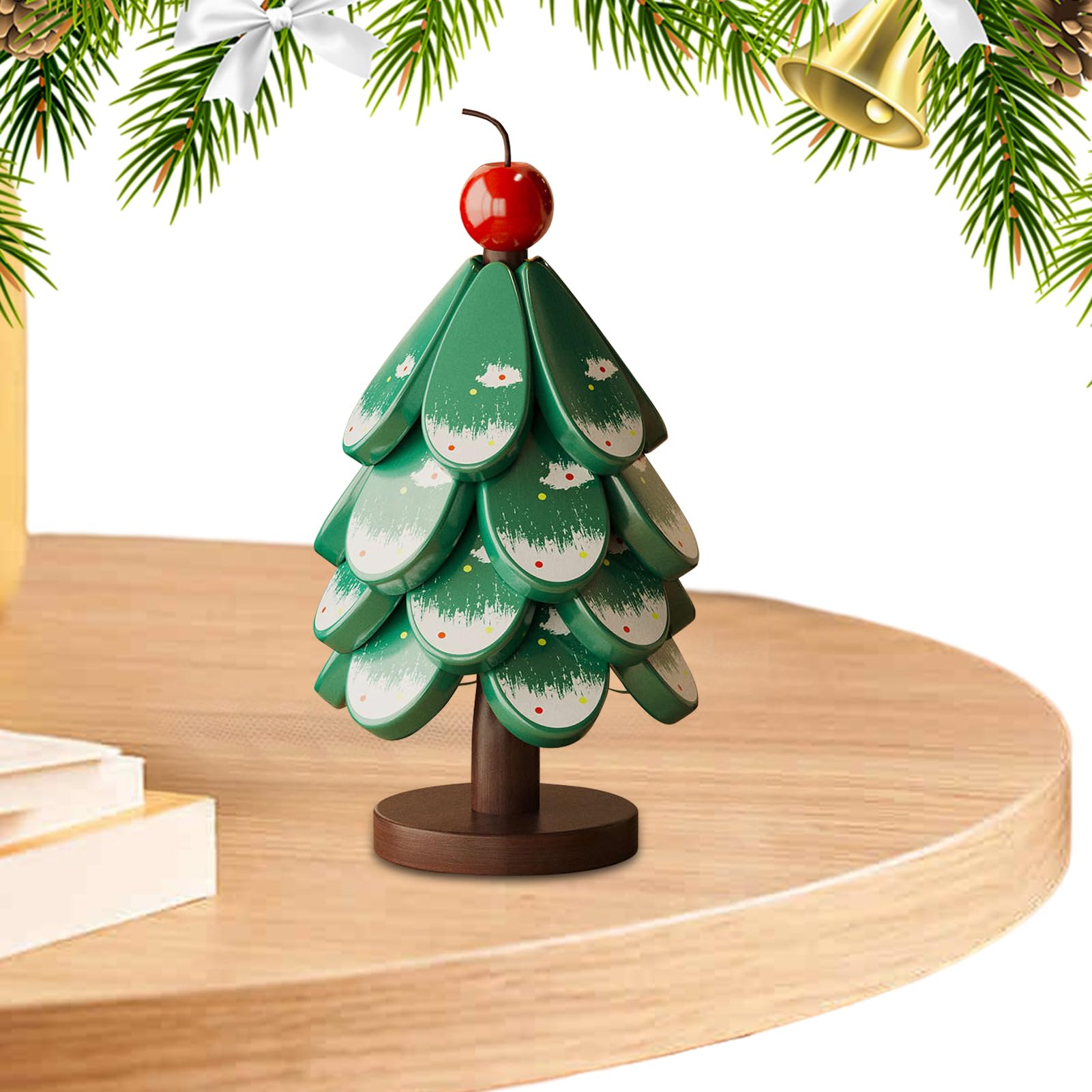Ensemble De Dessous-De-Plat En Bois En Forme D'Arbre Tapis En Bois
