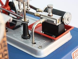 Wilesco 10 steam engine D10, 155 ml boiler contents, including safety valve and whistle-pipe