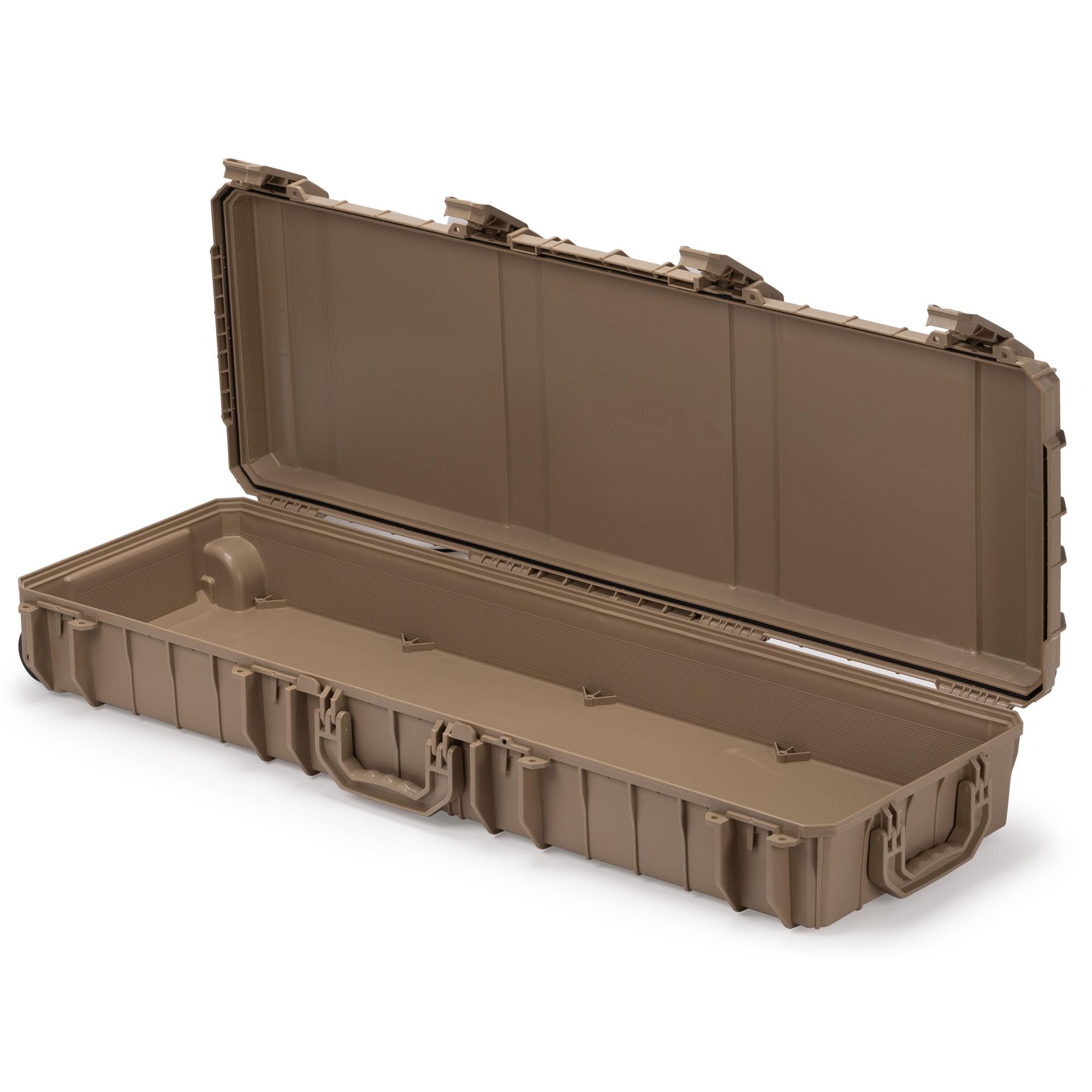 Seahorse 1530 Heavy Duty Hard Protective Rifle Case - TSA Approved/Mil Spec / IP67 Waterproof/USA Made for Rifles, Shotguns, Telescopes, Car Utility Rack, Guitars, Rooftop Rack