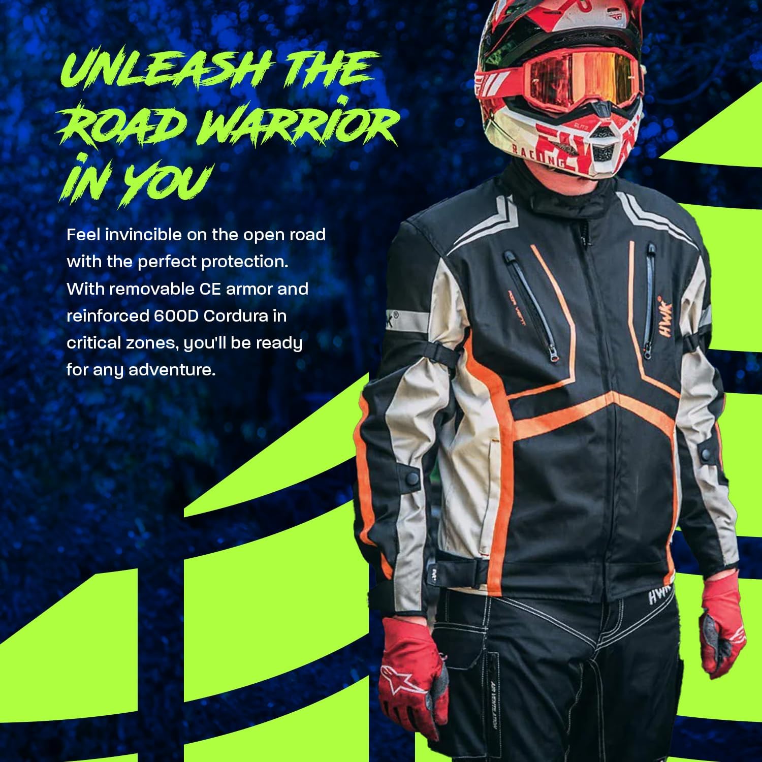 Hwk Mesh Motorcycle Jacket HWK Spyder Motorcycle Jacket Men's