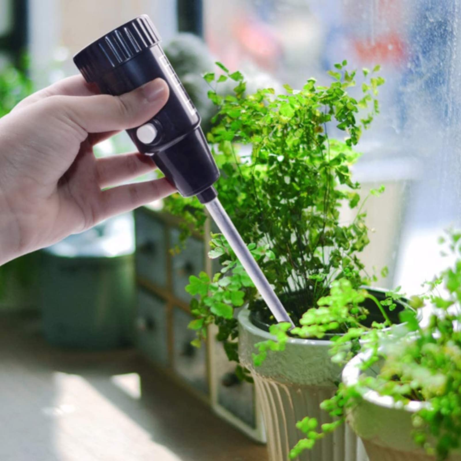 Tester wilgotności gleby, 2-w-1 wodoodporny zestaw testerów wilgotności gleby Ph z sondą elektrodową o długości 300 Mm, do pielęgnacji kwiatów/roślin doniczkowych/ogród/gospodarstwo/trawnik