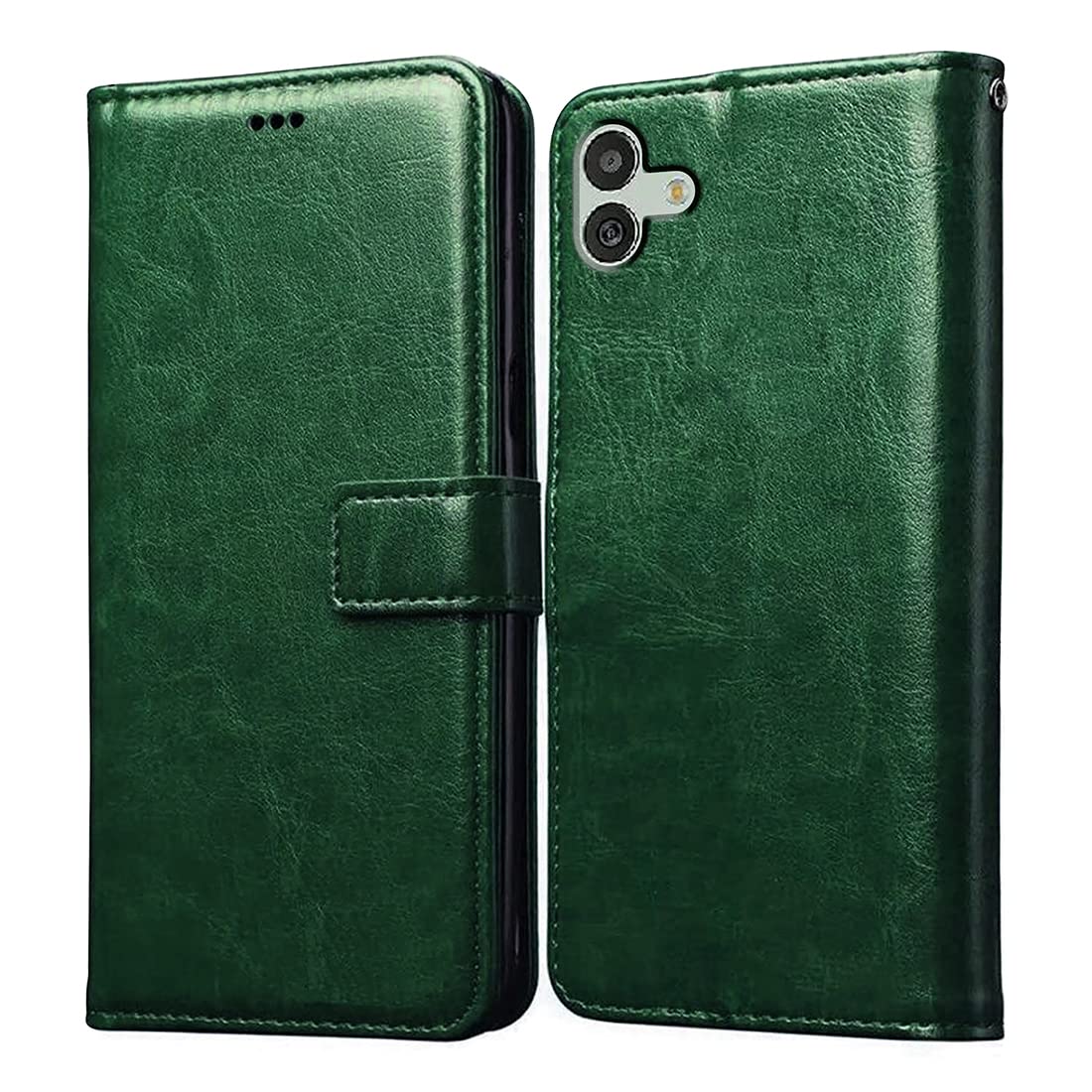 Casotec Flip Cover for Samsung Galaxy M04 4G | Premium Leather Finish | Inbuilt Pockets & Stand | Flip Case for Samsung Galaxy M04 4G (Green) (B0BQ3RKZCV) Amazon Price History, Amazon Price Tracker