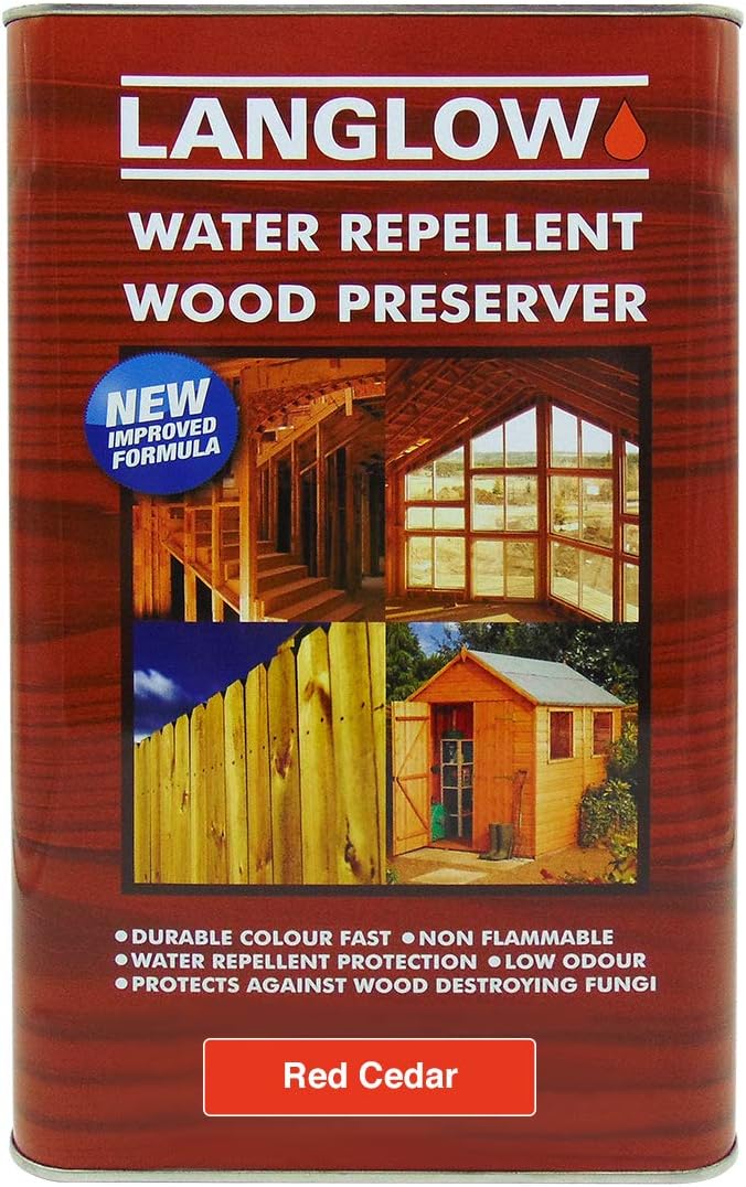 Palace Langlow Wood Preserver Red Cedar 5 lt (1141900), 5 Litre