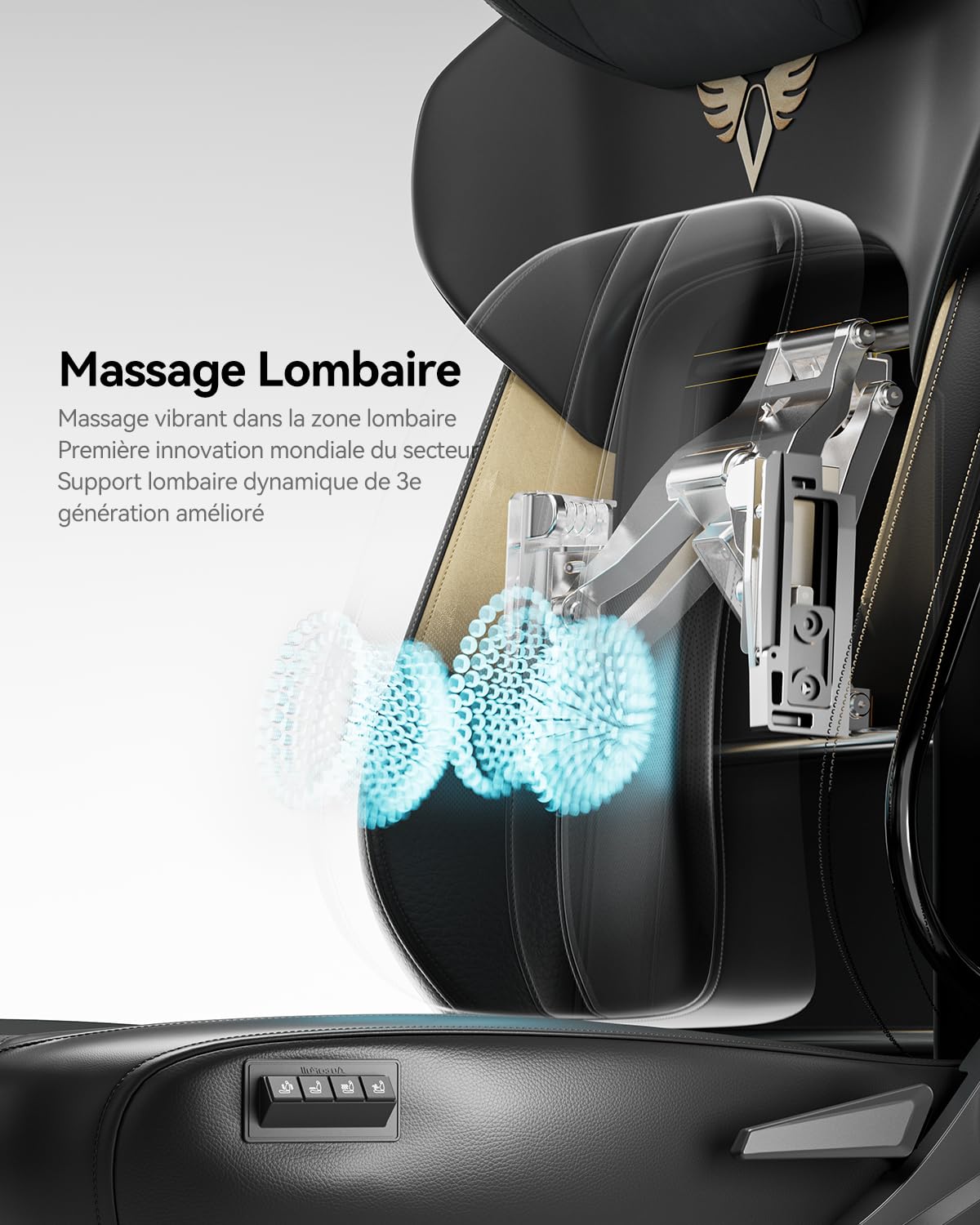 AutoFull M6 Ultra 2.0 Chaise Gaming Ergonomique avec Double Massage | Double Massage Vibrant, Ventilation Active, Chauffage, Soutien Lombaire Dynamique. Partenaire officiel IEM & ESL 2026