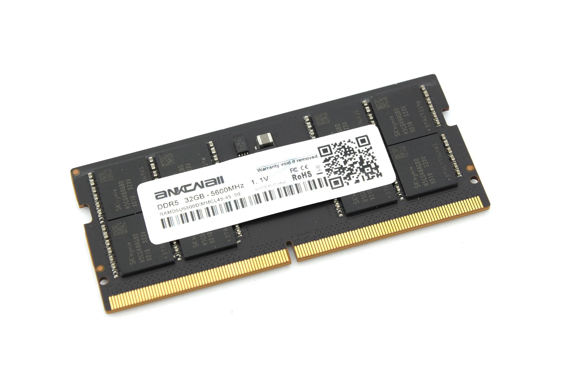 Memoria RAM DDR5 32GB 5600MHz SODIMM para Portátil – CL45 – Chips
