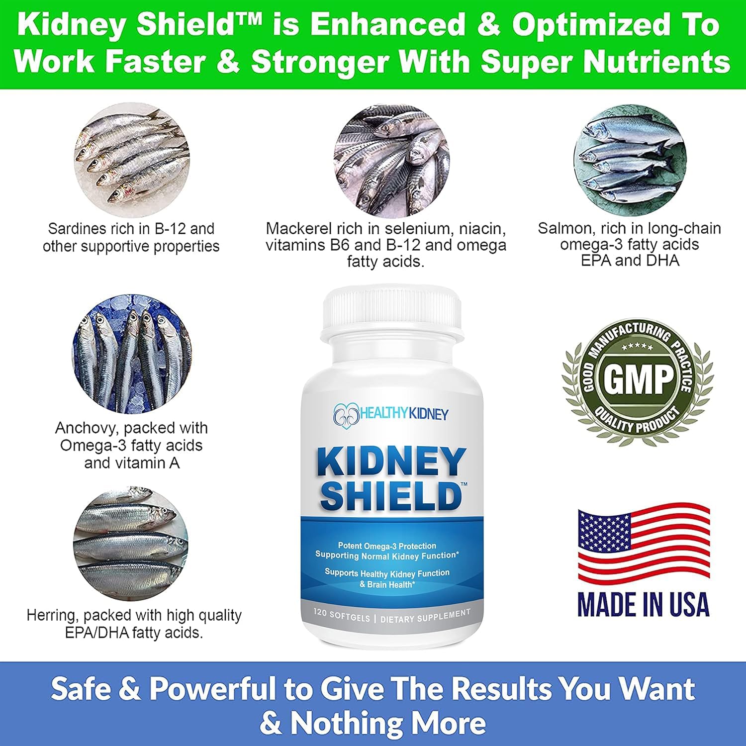 Kidney Shield 2-Pack Kidney Support Supplement Fish Oil Omega-3 Fatty Acid Renal Pills — Amazon image 4