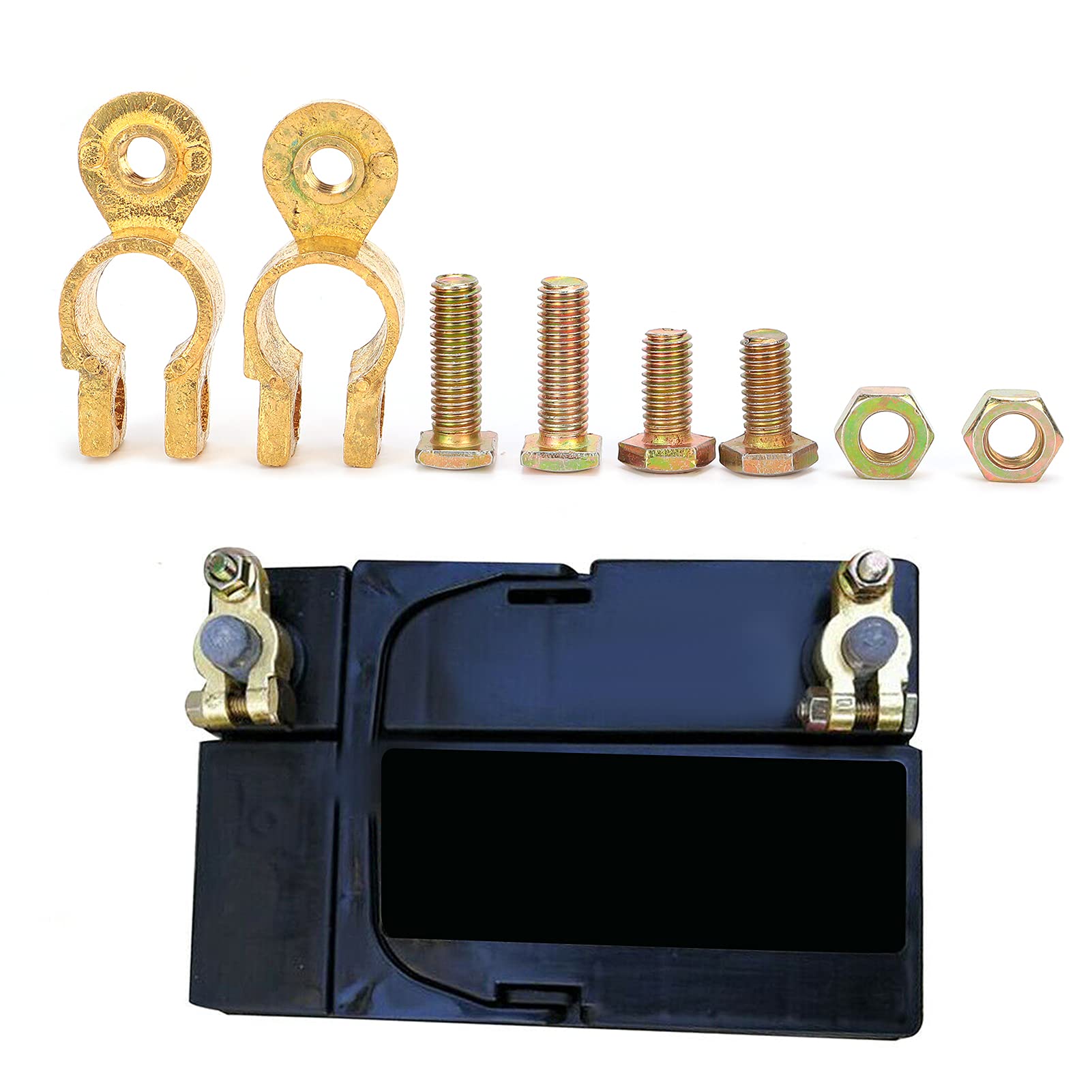 Buy Battery Terminal Clamp, Brass Universal Brass Battery Terminal Connector Durable Good
