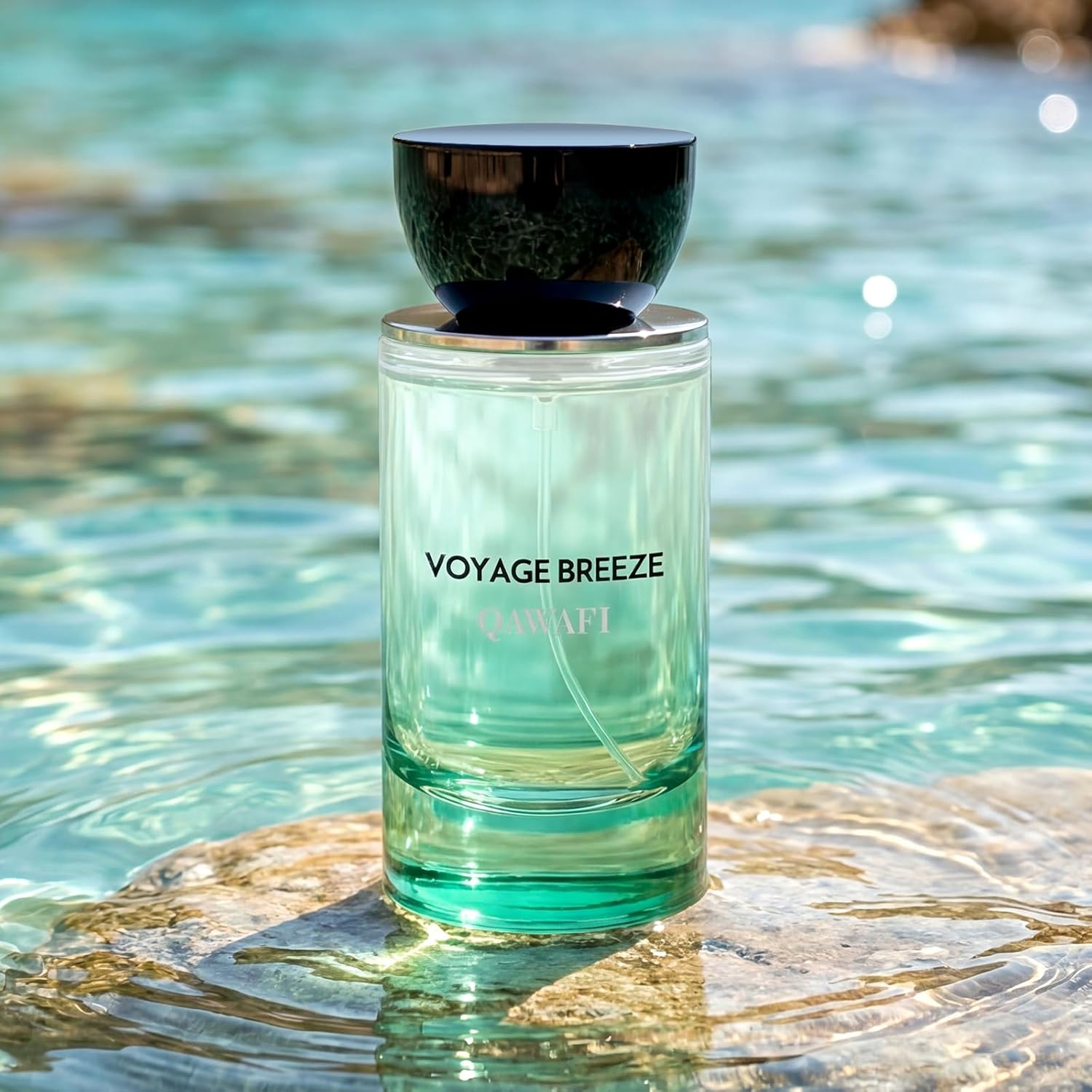 Voyage Breeze Eau de Parfum Spray for Women and Men, Fresh Citrus Mint and Juicy Fruit, Clean Musky Finish, Spring Summer Everyday Scent, 50ml 1.7fl oz