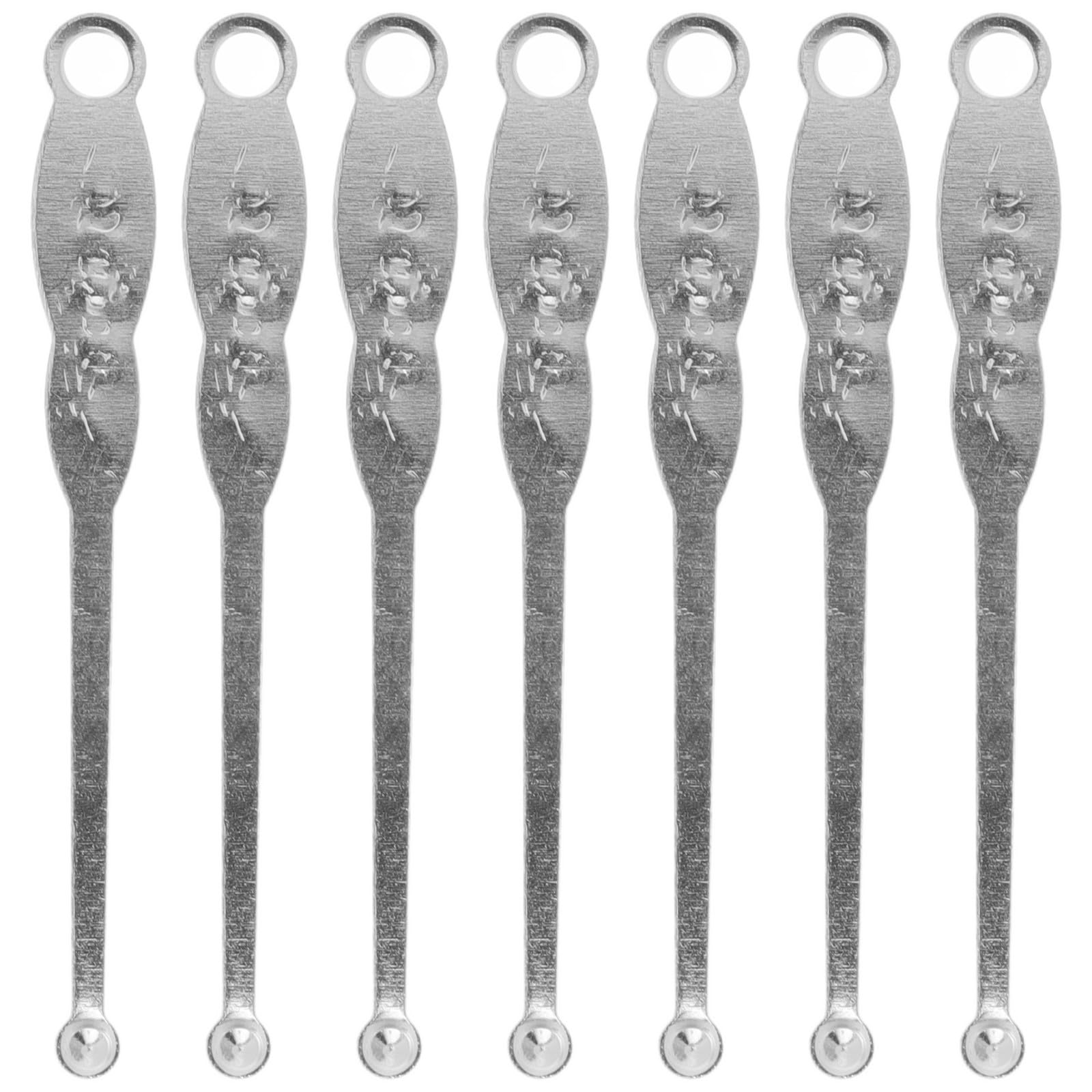 DOITOOL 100pcs Stainless Steel Ear Pick Spoon Set Earwax Removal Tool Portable Wax Cleaner for Home Ear Care