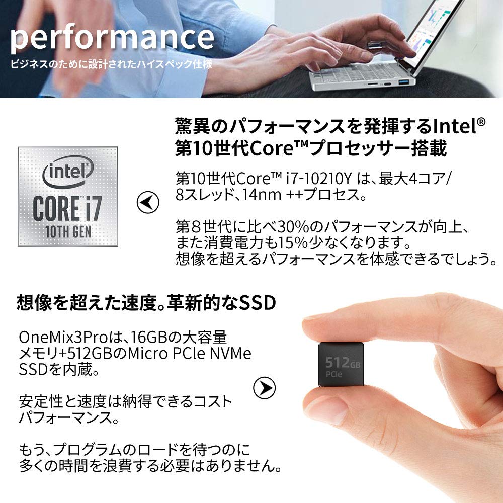 Amazon.co.jp: ONENETBOOKTECHNOLOGY ノートパソコン OneMix3 Pro