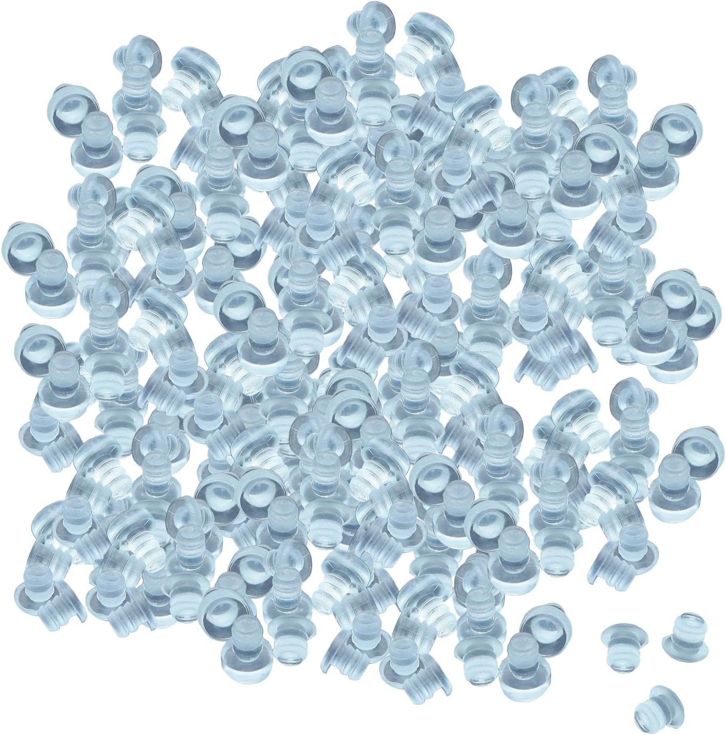 500Pcs Rubber Stem Bumpers Screws Hole Plugs Door Furniture Pads Outdoor 5mm