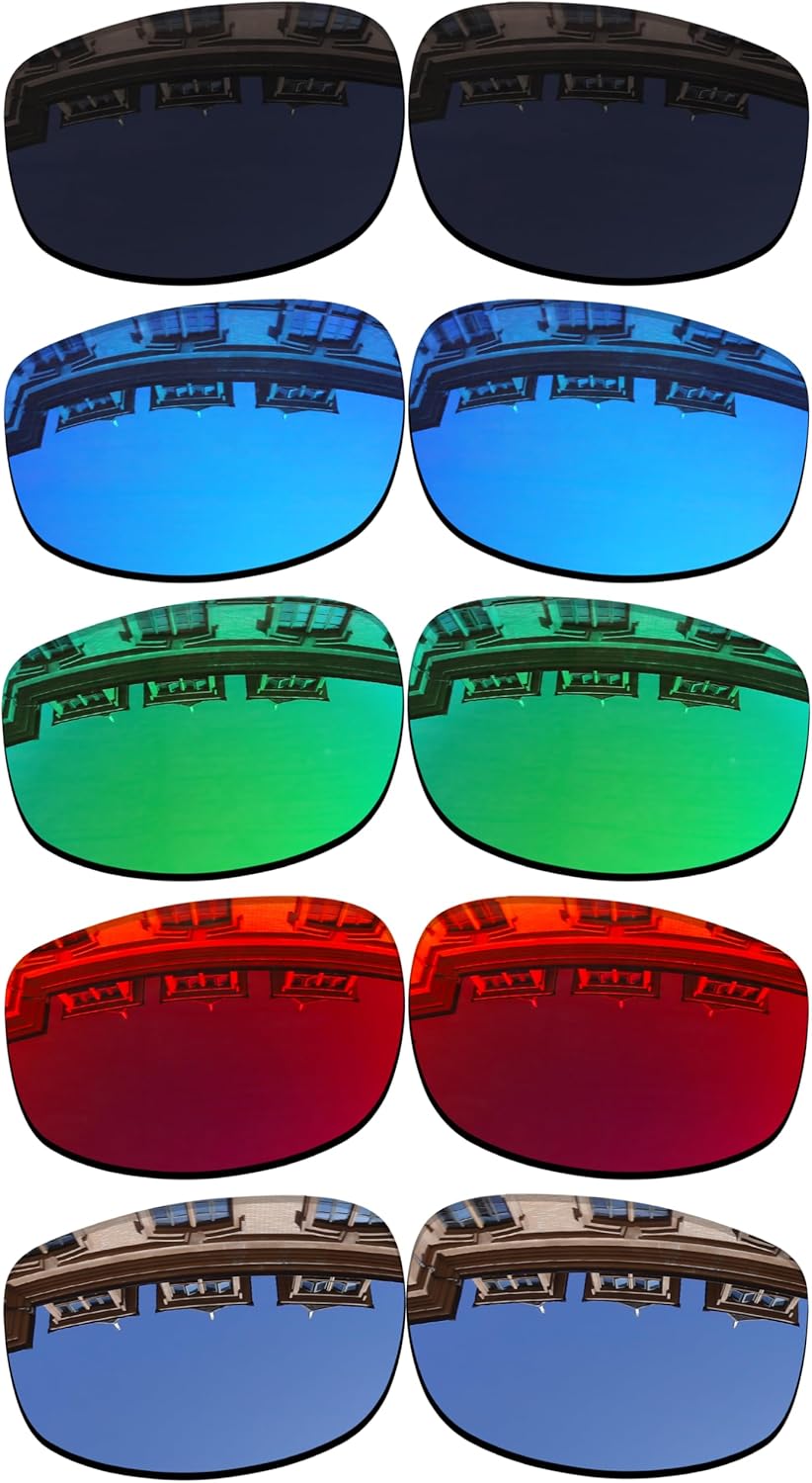 Vonxyz Set of 5 Lenses Replacement for Ray-Ban RB3445 Sunglass Combo Pack