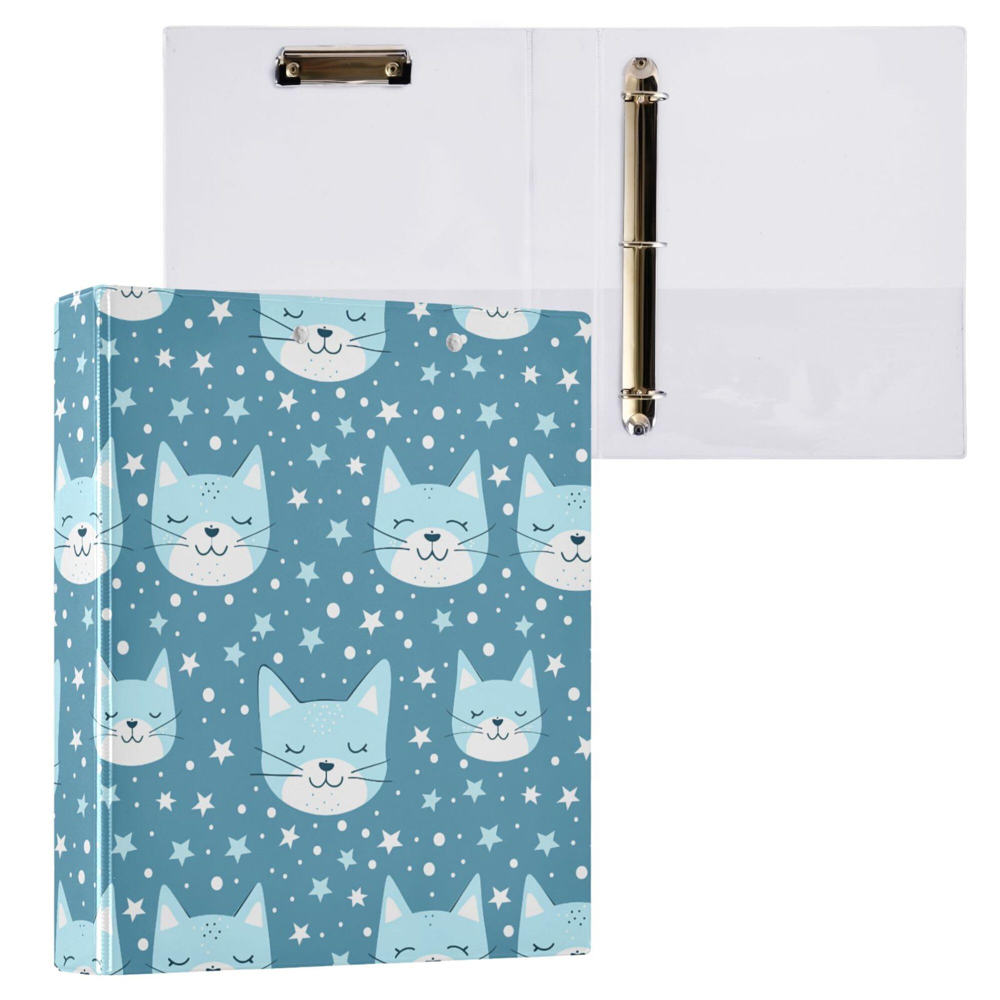 3 raccoglitori ad anelli 1 5 pollici con tasche interne 1/2 raccoglitori universitari per studenti con copertina rigida