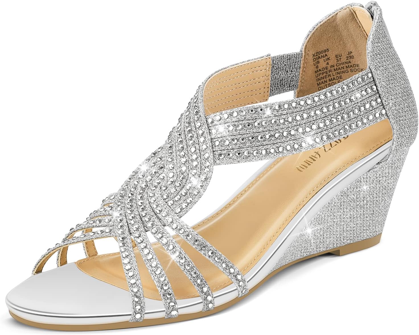 Diana womens Wedge Sandal