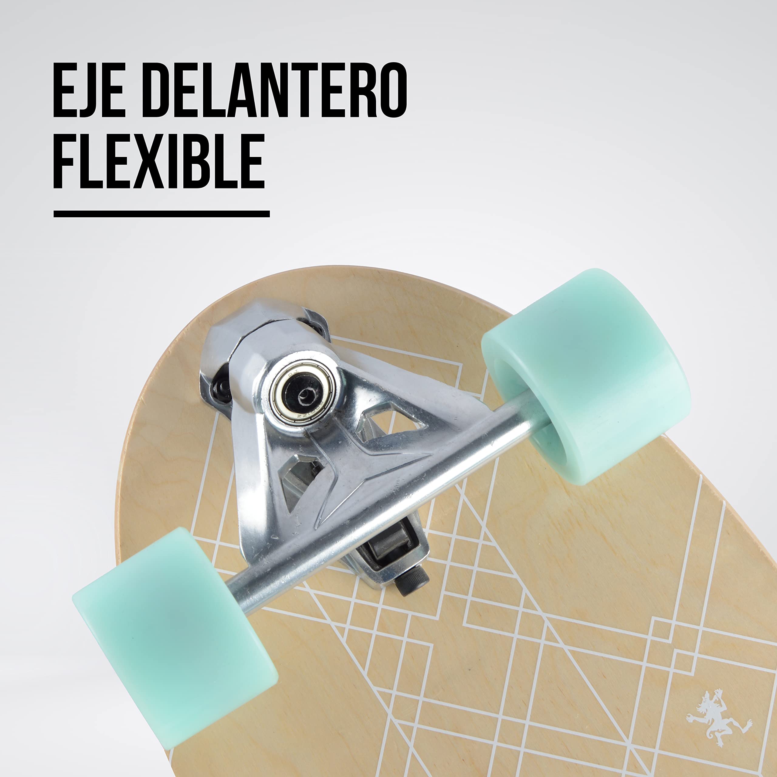 WHOME Pro Longboards - 31 of 80 cm klein longboard, cruise skateboard voor volwassenen/kinderen, meisjes/jongens, pro/beginner met T-Tool (Cold Crow