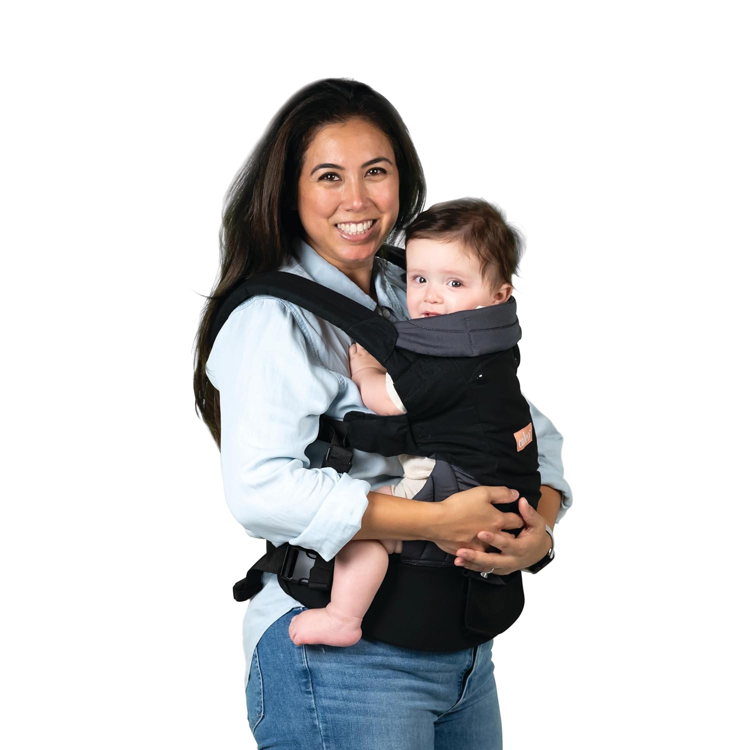 Baby Trend Caleo 3-in-1 Newborn Carrier, 100% Cotton, Snuggle Midnight Baby Trend Caleo 3-in-1 Newborn Carrier, 100% Cotton, Snuggle Midnight