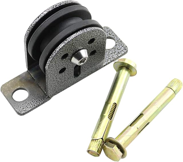 Pulley Block Swivel Lifting Single Wheel Wall/Ceiling Mount Pulley Block, Loading 300kg, Cable Pulley Fixed Mute Bearing Lifting Pulley Hanging Wheel Fitness Wheel