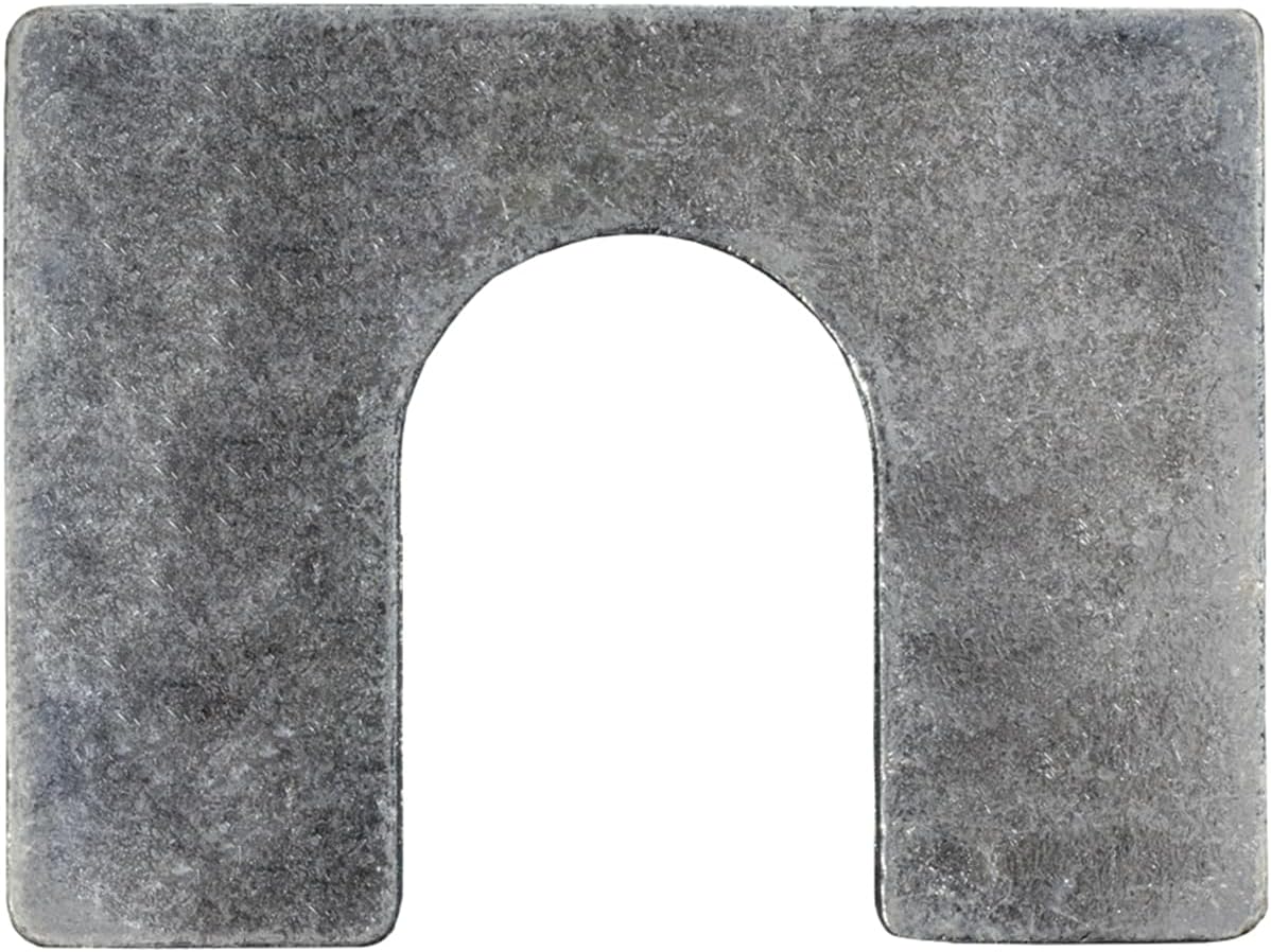 Auveco # 3000 Shim 2" X 1-1/2" X 1/8" With 3/4" Slot Zinc. Qty 50.