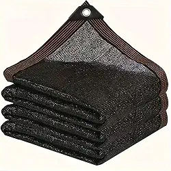 Sombrite para Horta, Rede de Sombreamento Anti-Uv para Plantas de Estufa, Piscina, Carros e Casa, Preto(3X2M)