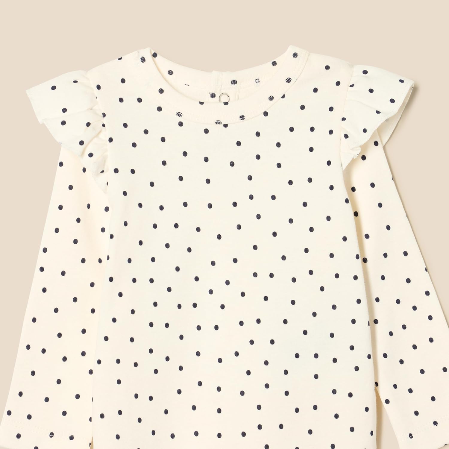 Amazon Essentials Baby Girls' Long-Sleeved Ruffle Bodysuits - Image 3