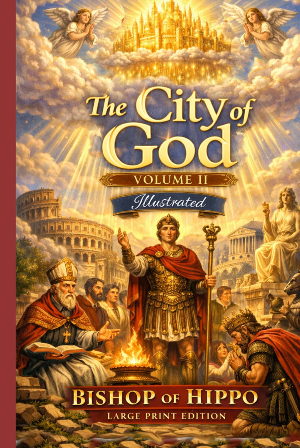 THE CITY OF GOD VOL II: ILLUSTRATED Large Print Edition
