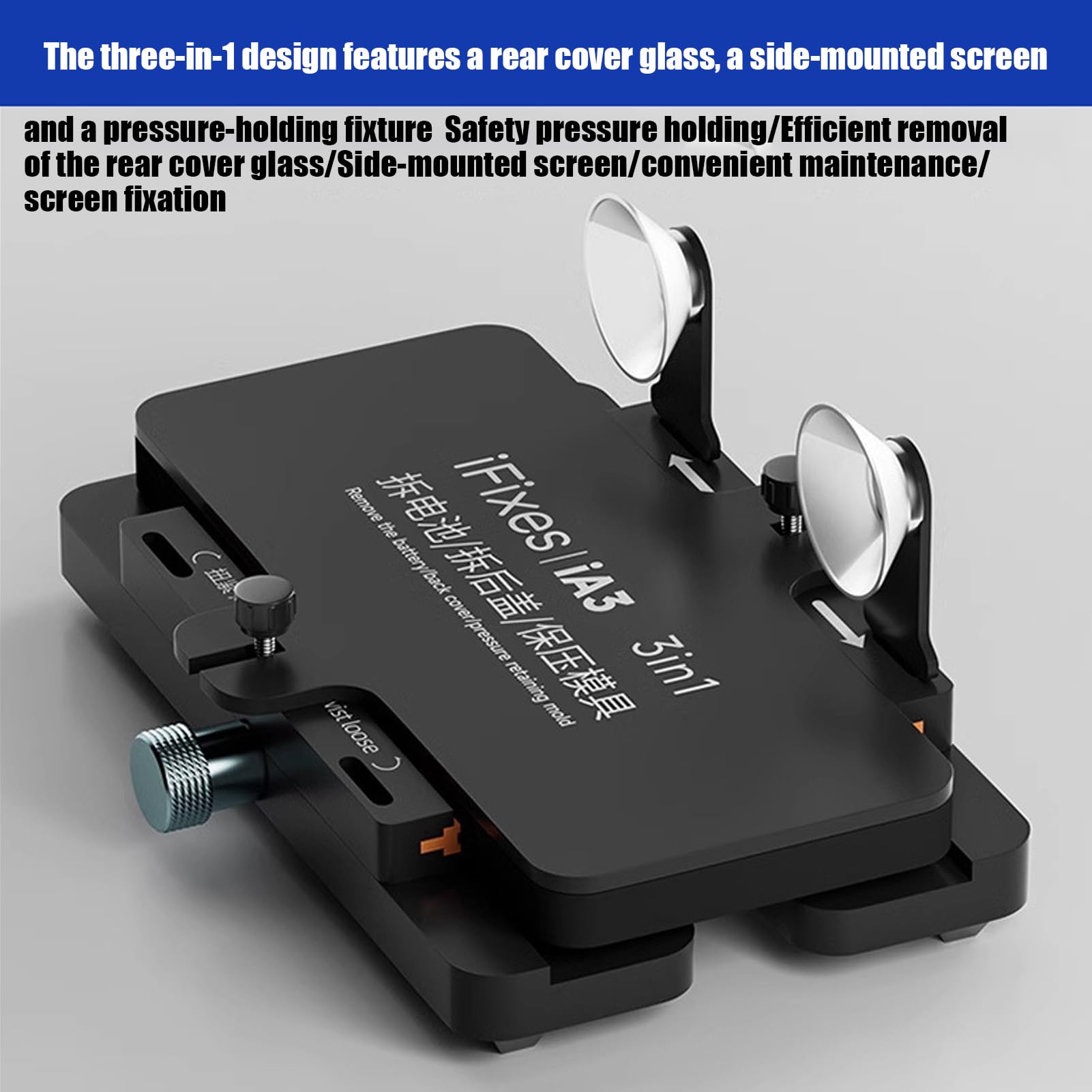 Strumenti rimozione schermo telefono Accessorio Riparazione Smartphone | Morsetto Fissaggio Telefono Forniture Riparazione per Donne Famiglia Colleghi