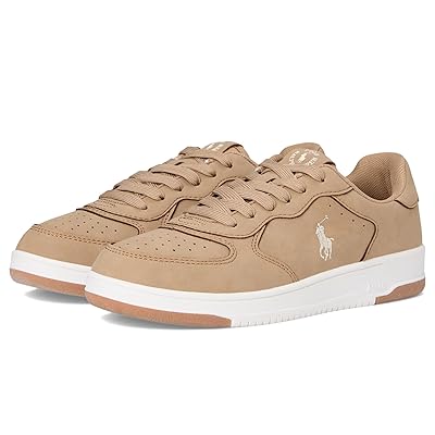 Polo Ralph Lauren Kids Masters Court (Big Kid) Boys Shoes Khaki