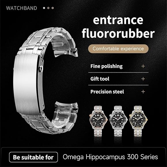 Amazon.co.jp: [イェジンジ] 316L ステンレス鋼時計バンドオメガ 