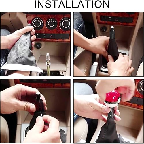 Miniatura 5 de TOMALL Adaptador universal de aluminio para palanca de cambios M12X1.25 para cambiadores no roscados, accesorios de adaptador de coche compatibles