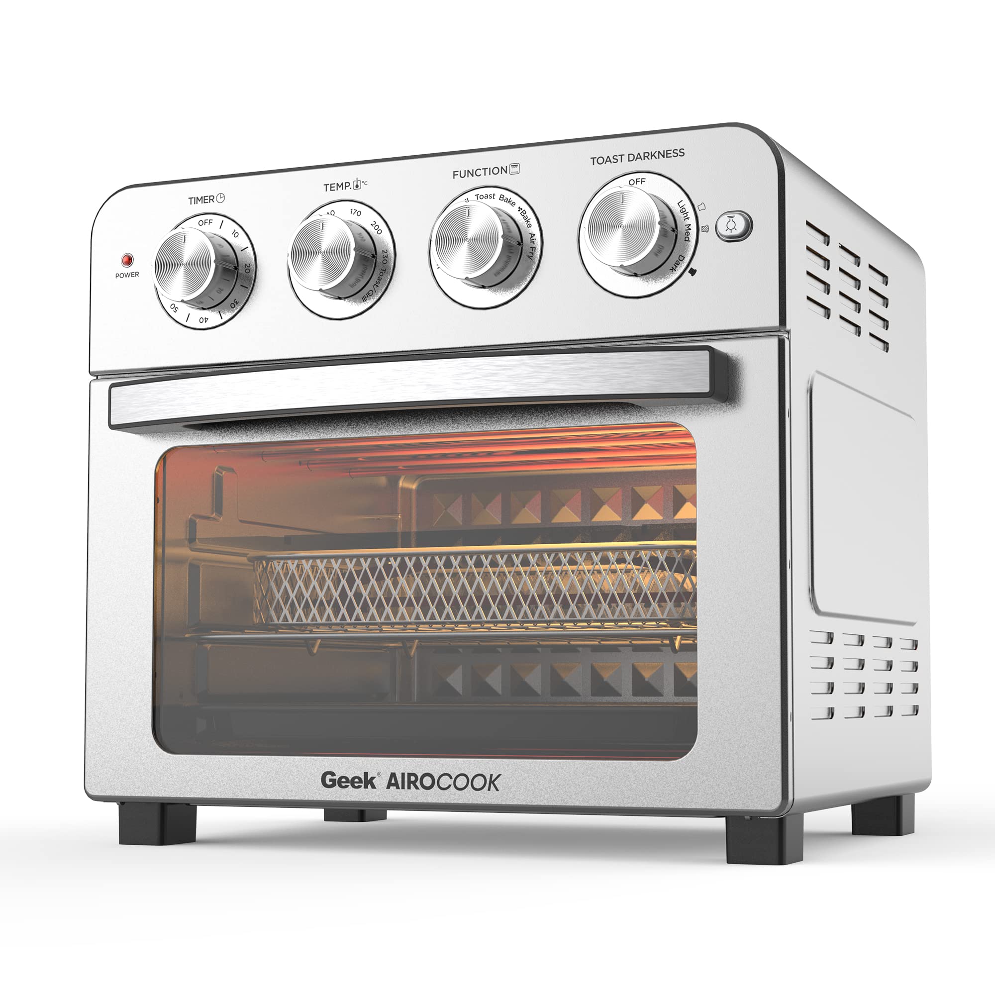 Buy Geek AiroCook Iris Plus 23 Litre Air Fryer Oven Toaster Grill with