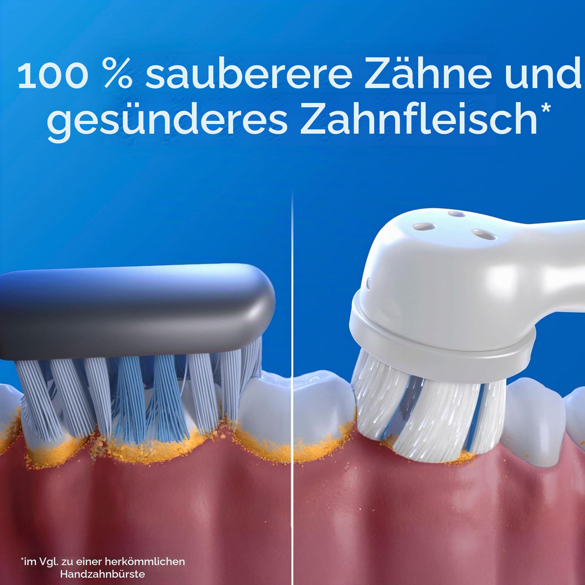 Oral-B Elektrische Zahnbürste iO 3, Ersatzbürste, Rosa