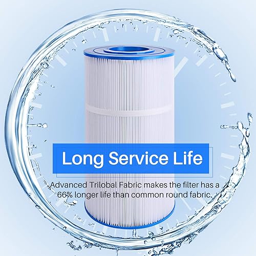 Miniatura 6 de POOLPURE Filtro de piscina PLF90A reemplaza a Hayward C900, CX900RE, Pleatco PA90, Ultral-B6, Unicel C-8409, Filbur FC-1292, Sta-Rite PXC95, 90 pies