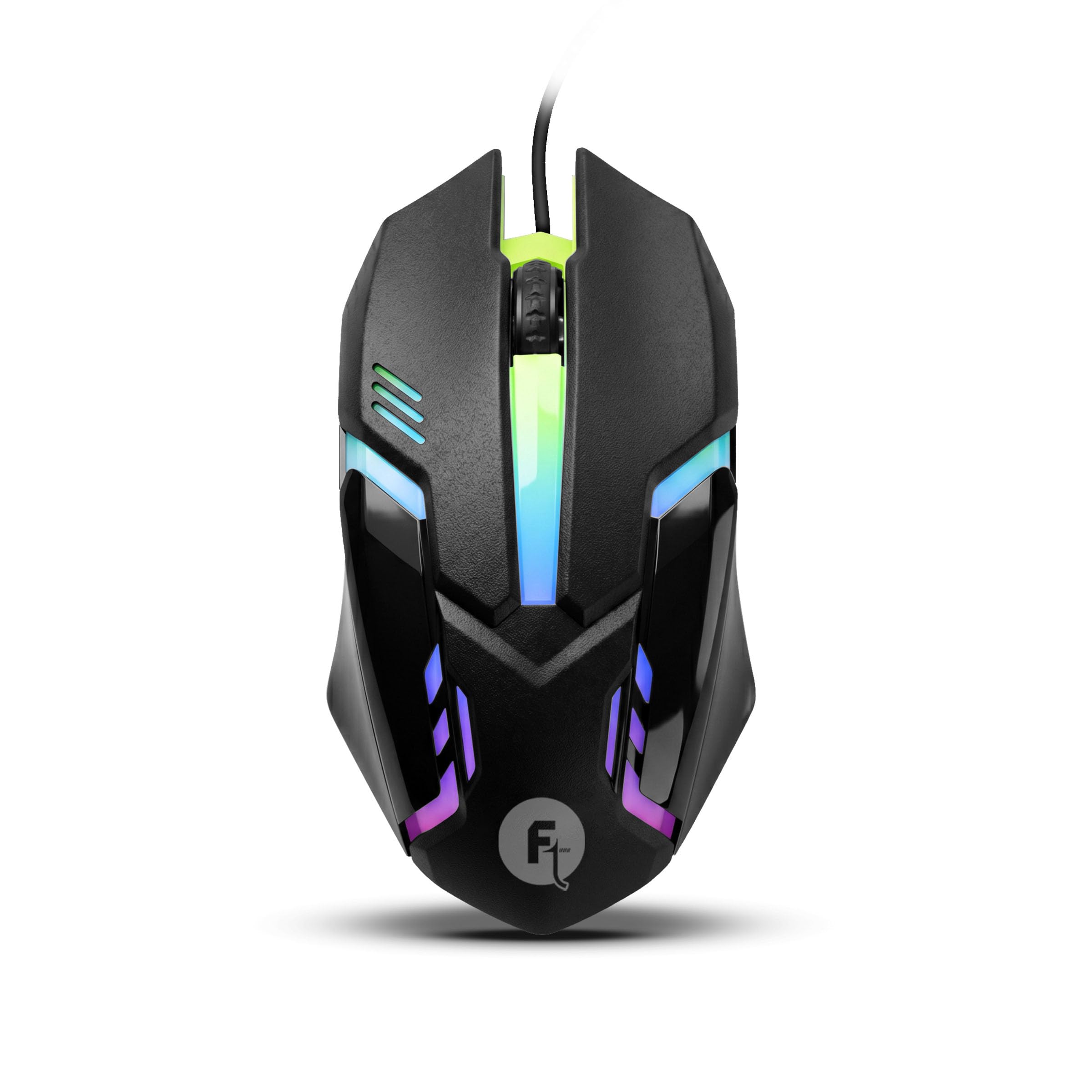 FRONTECH Wired USB Gaming Mouse | 1200 DPI | Rainbow RGB Lighting | 3 Function Buttons, Textured Grip | Ergonomic Design (MS-0111)-image-24