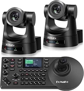 新品未使用 FOKAMO ハイエンド PTZカメラ Amazon.co.jp: 【FMK20SDI Pro 2台 ＋ KC608 Pro】 FoMaKo PTZカメラ